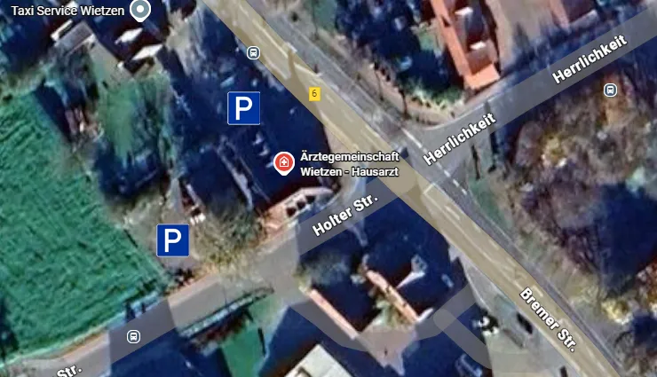 Anfahrt zur Ärztegemeinschaft Wietzen